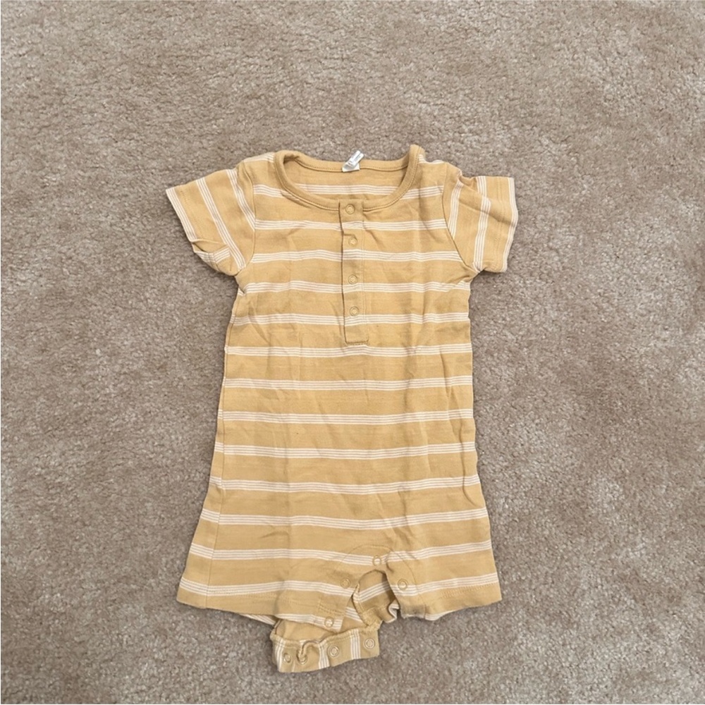 Colored organics romper